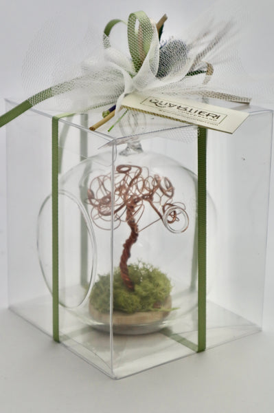 Albero della vita in sfera di vetro
