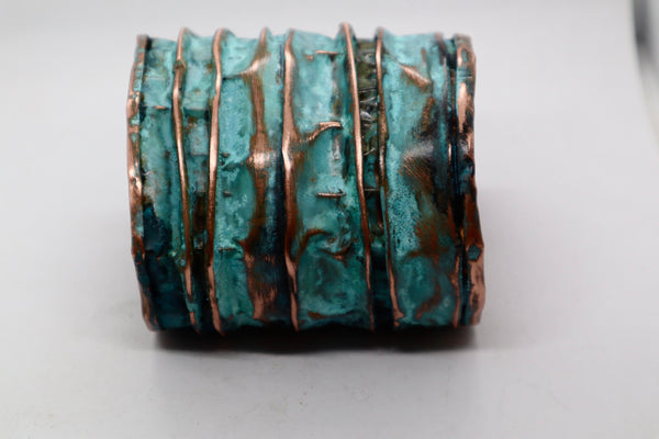 QUARTIERI Bracciale rigido in rame acidato