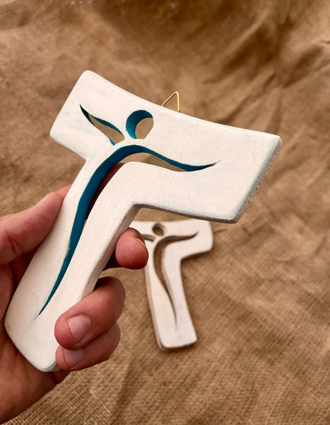 QUARTIERI Tao in legno e filo di metallo
