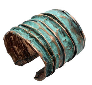 QUARTIERI Bracciale rigido in rame acidato