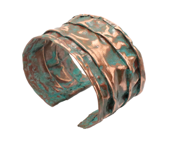 QUARTIERI Bracciale rigido in rame acidato