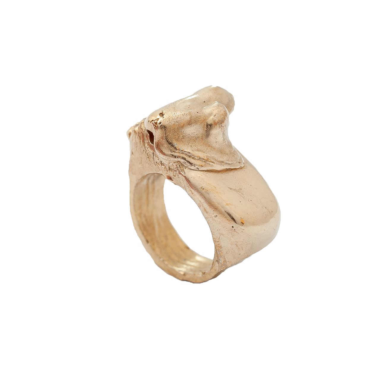 Anello dal design unico realizzato attraverso la tecnica della cera persa(Pezzo unico)