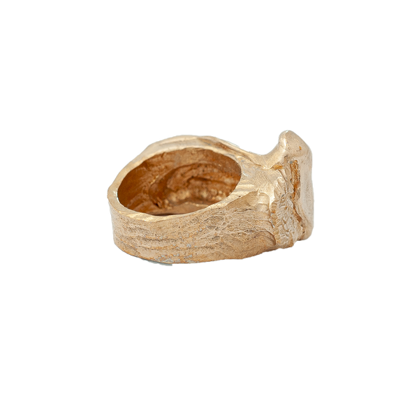 Anello dal design unico realizzato attraverso la tecnica della cera persa(Pezzo unico)